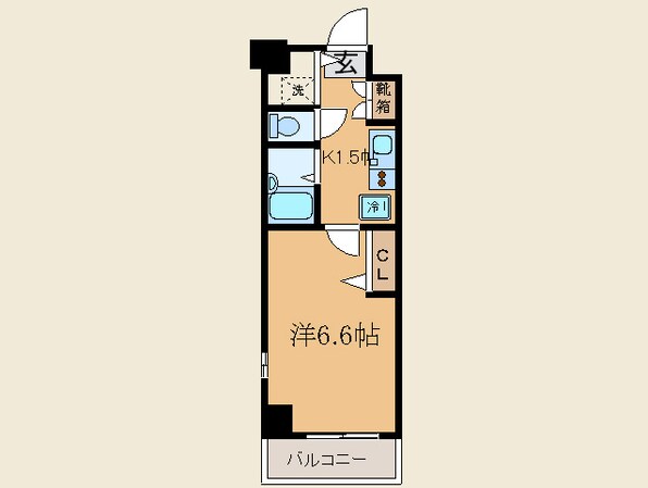 ヴェルト亀戸Ⅱ(406)の物件間取画像